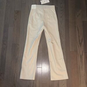 Zara Cream High Rise Pants